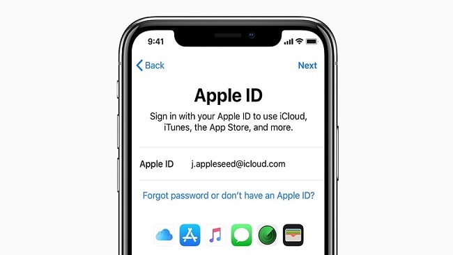 create apple id with iphone